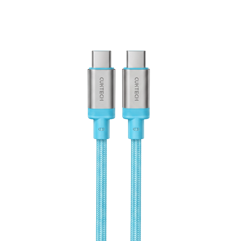 สายชาร์จเร็ว CUKTECH รุ่น CTC620W 6A 240W สายชาร์จ USB-C ยาว 2 ม. สีฟ้า (รองรับการชาร์จ PD3.1)_0