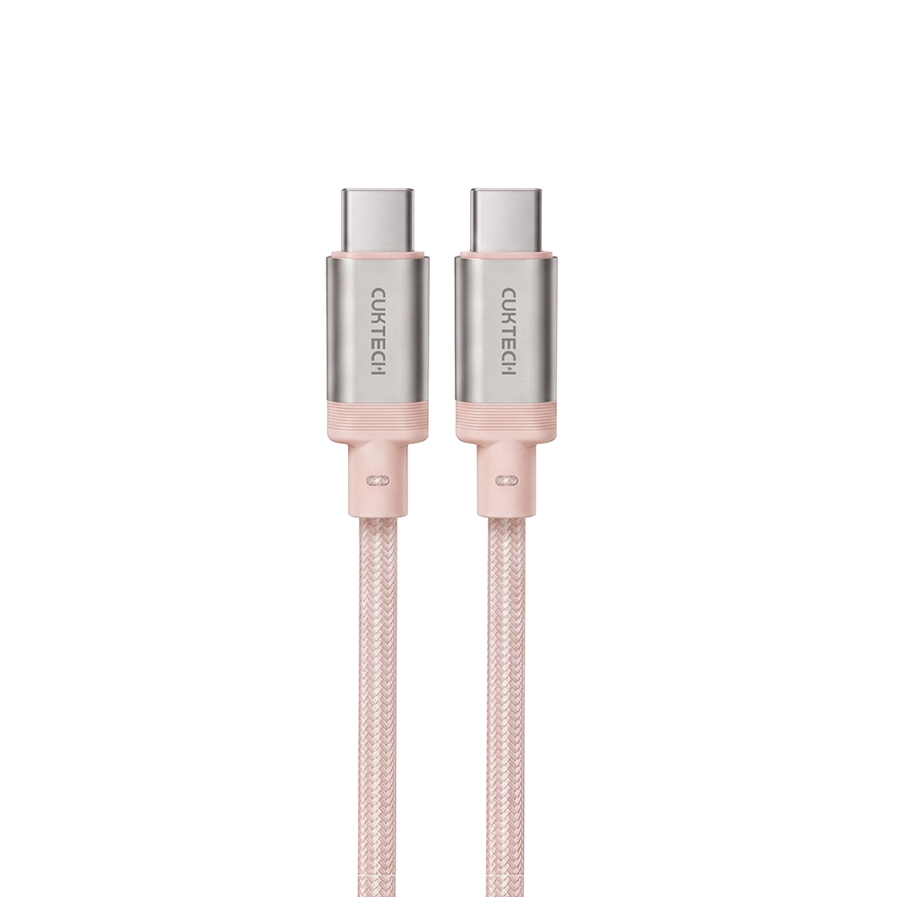 สายชาร์จเร็ว CUKTECH รุ่น CTC620W 6A 240W สายชาร์จ USB-C ยาว 2 ม. สีชมพู (รองรับการชาร์จ PD3.1)_0