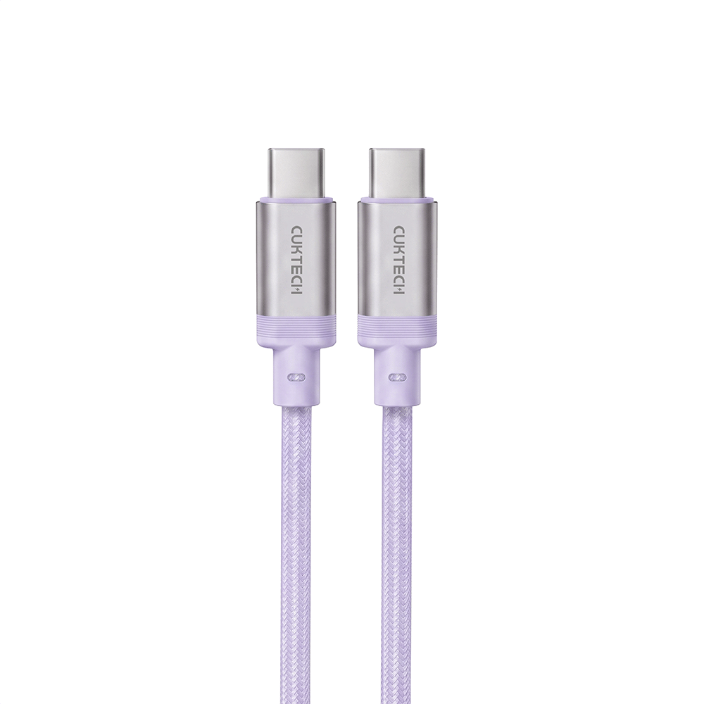 สายชาร์จเร็ว CUKTECH รุ่น CTC620W 6A 240W สายชาร์จ USB-C ยาว 2 ม. สีม่วง (รองรับการชาร์จ PD3.1)_0