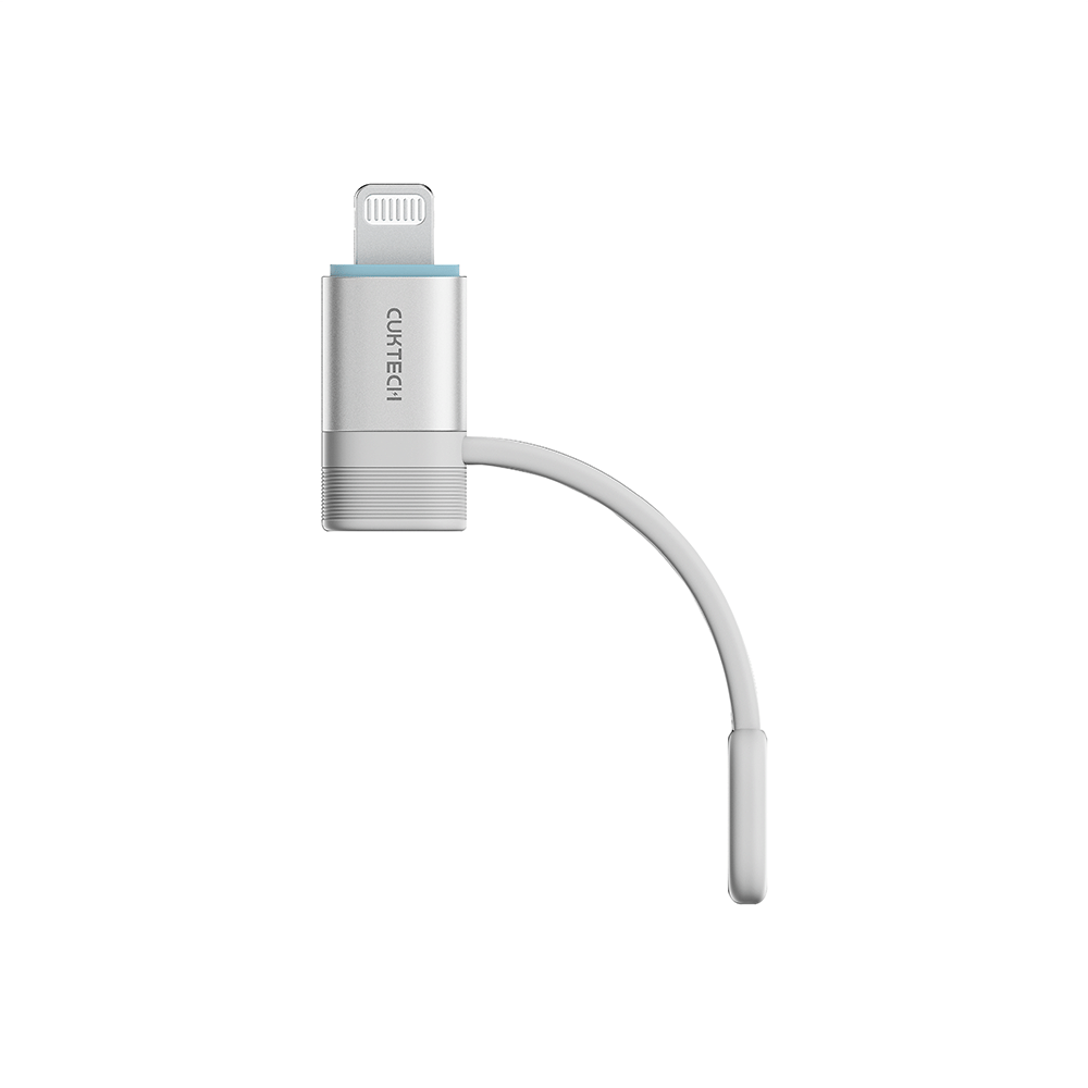 อะแดปเตอร์ CUKTECH CTL301 USB-C TO LIGHTNING  สีขาว ผ่านมาตรฐาน MFI_0