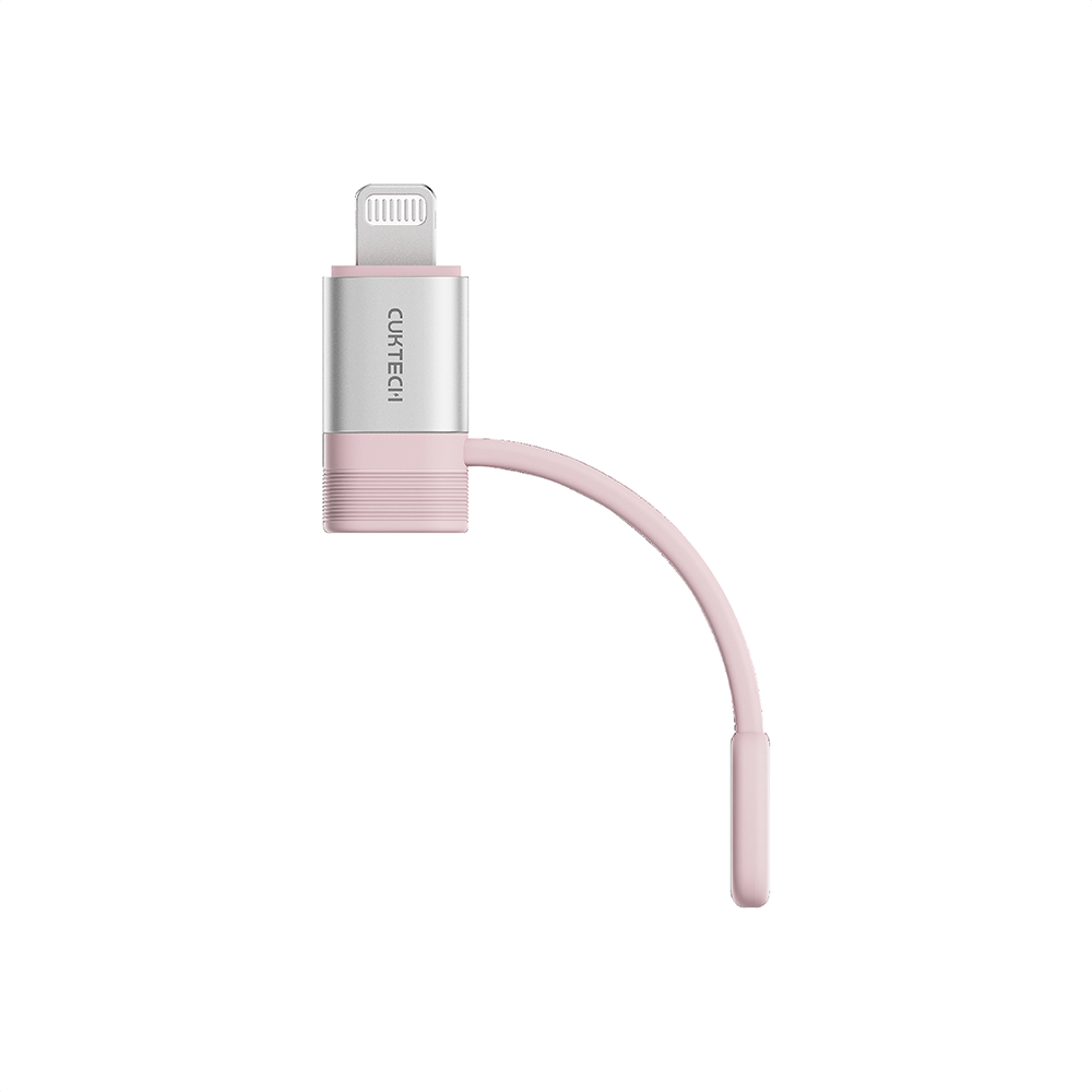 อะแดปเตอร์ CUKTECH CTL301 USB-C TO LIGHTNING  สีชมพู ผ่านมาตรฐาน MFI_0