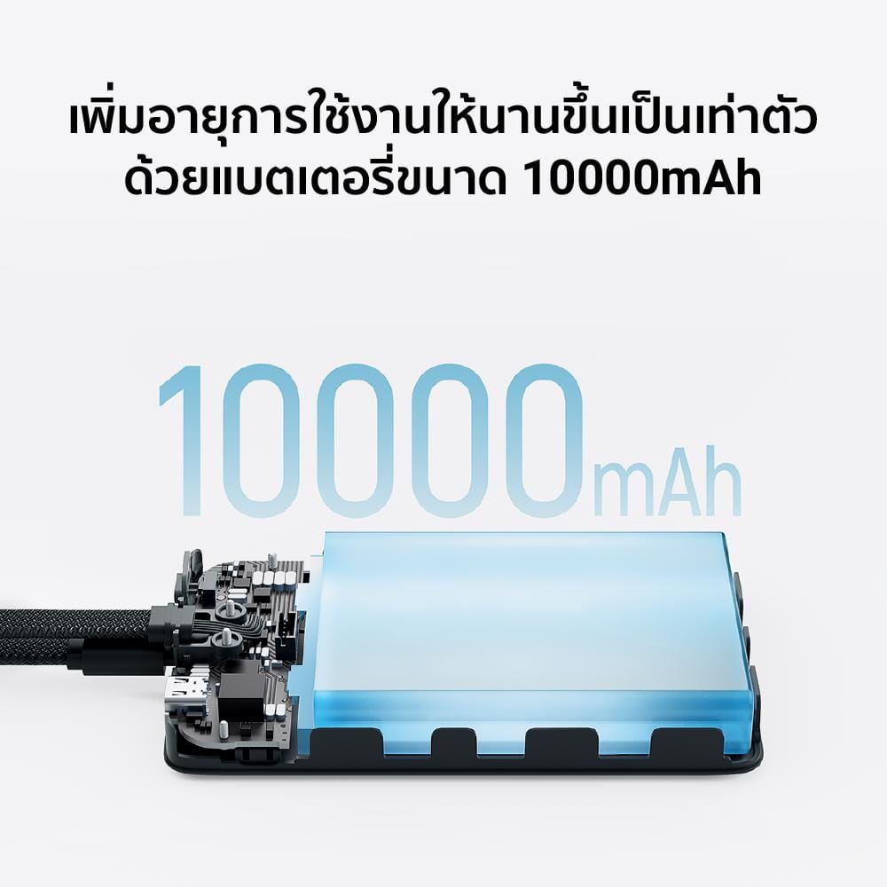แบตเตอรี่สำรอง CUKTECH AURA WPB100L 10000 MAH สีชมพู_8