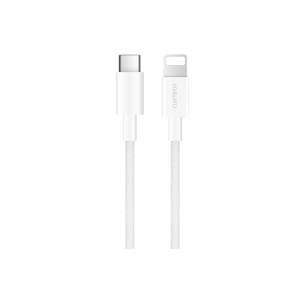 สายชาร์จเร็ว CUKTECH รุ่น CL315P USB-C to Lightning 3A ยาว 1.5 เมตร สีขาว (รองรับการชาร์จ PD)_0