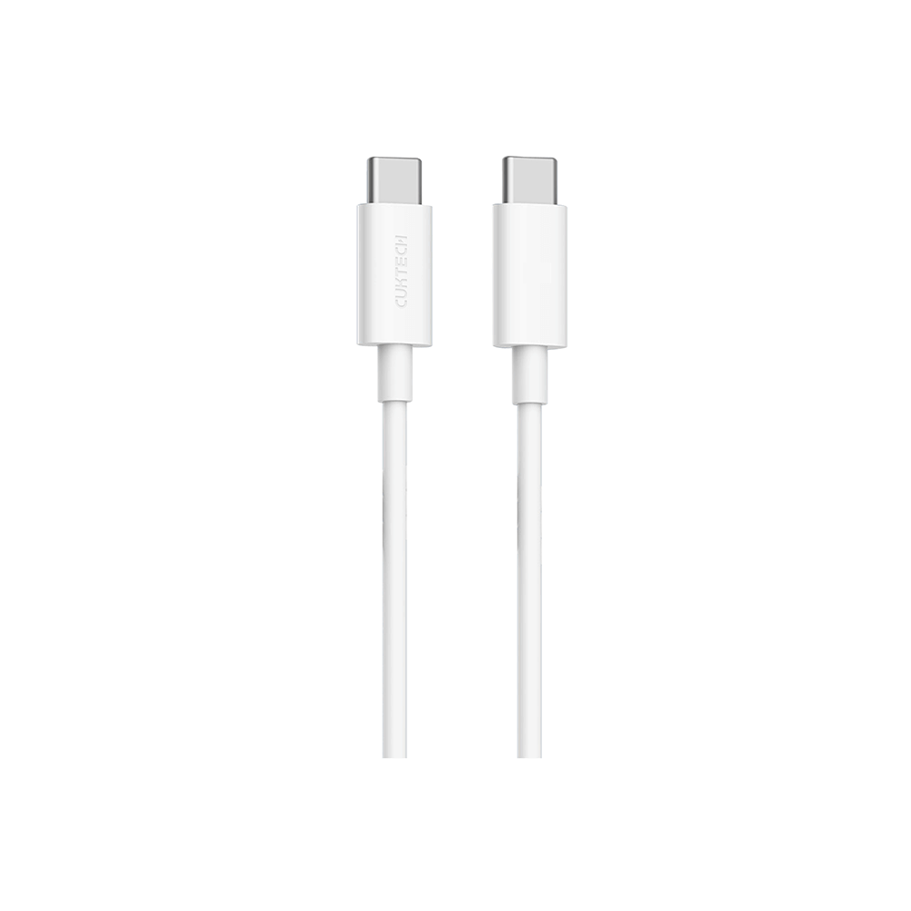 สายชาร์จ CUKTECH รุ่น CTC515N USB-C TO USB-C 100W  ยาว 1.5 เมตร สีขาว (รองรับเทคโนโลยีชาร์จเร็ว PD_0