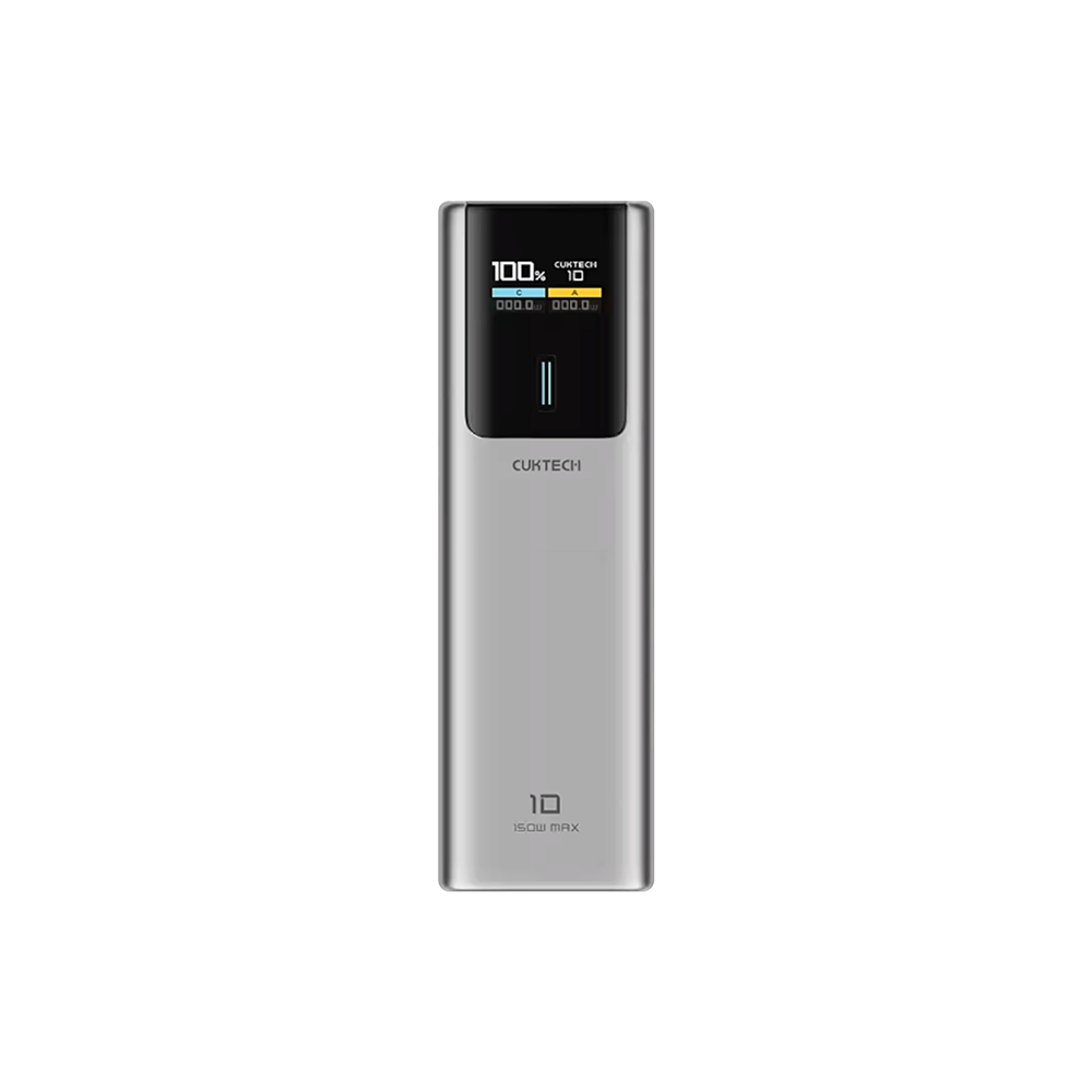แบตเตอรี่สำรอง CUKTECH PB100P GB.V 10000 mAh สีเทา จ่ายไฟรวมสูงสุด 120W_0
