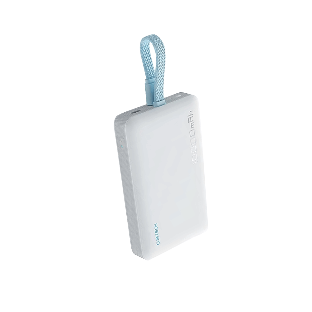แบตเตอร์รี่สำรอง CUKTECH AURA WPB100L สีขาว 10000 MAH (รองรับเทคโนโลยีชาร์จไร้สาย)_0