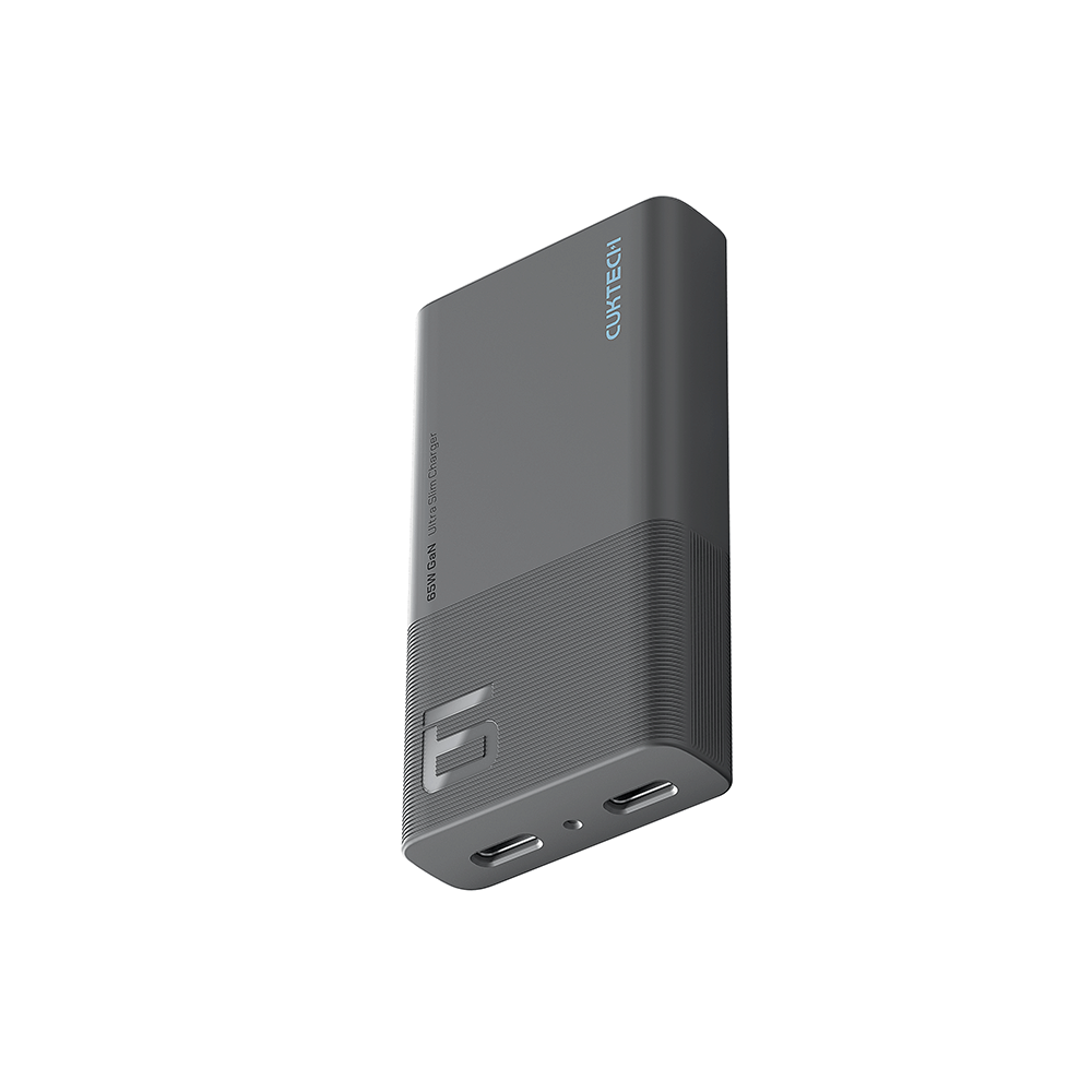 หัวชาร์จเร็ว CUKTECH GAN3 AD652S 65W USB-C 2 พอร์ต สีเทา (รองรับ PD3.0 ,PPS,QCU)_0