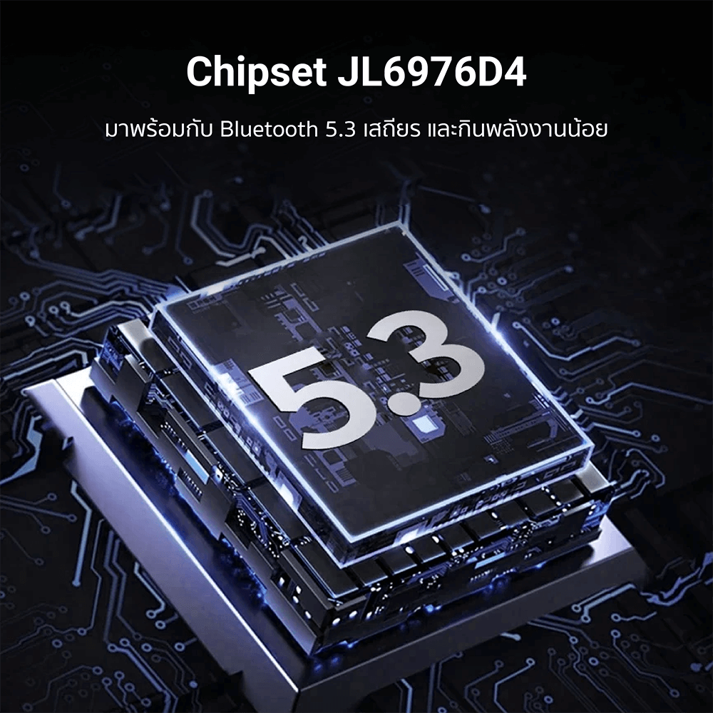 หูฟังไร้สาย ZTEC TUNE BUDS สีดำ เบสแน่น เชื่อมต่อแอพลิเคชั่นได้ แบตอึดใช้งานได้นาน_4