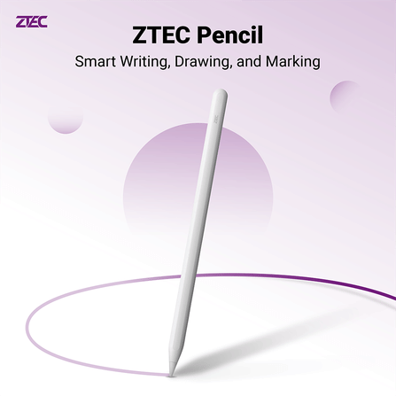 ปากกาสไตลัสพร้อมแท่นชาร์จ ZTEC Pencil Stylus Pen รองรับชาร์จ Magnetic Charger สำหรับ iPad_1