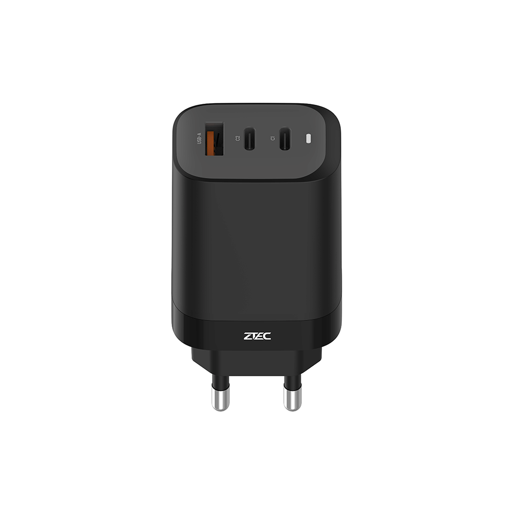 หัวชาร์จเร็ว ZTEC ZA654 GAN 65W  รองรับเทคโนโลยีชาร์จเร็ว PD 3.1 (ขาปลั๊กไทย ปลอดภัย ได้รับมาตรฐาน มอก.)_0