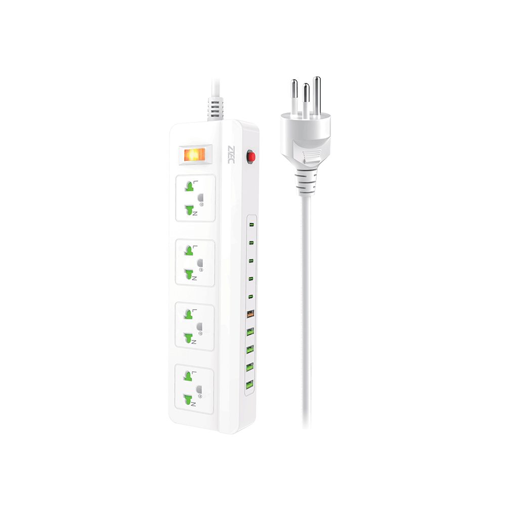 รางปลั๊กไฟอเนกประสงค์ ZTEC ZE100 POWER ใช้งานพร้อมกันได้ถึง 14 อุปกรณ์_0