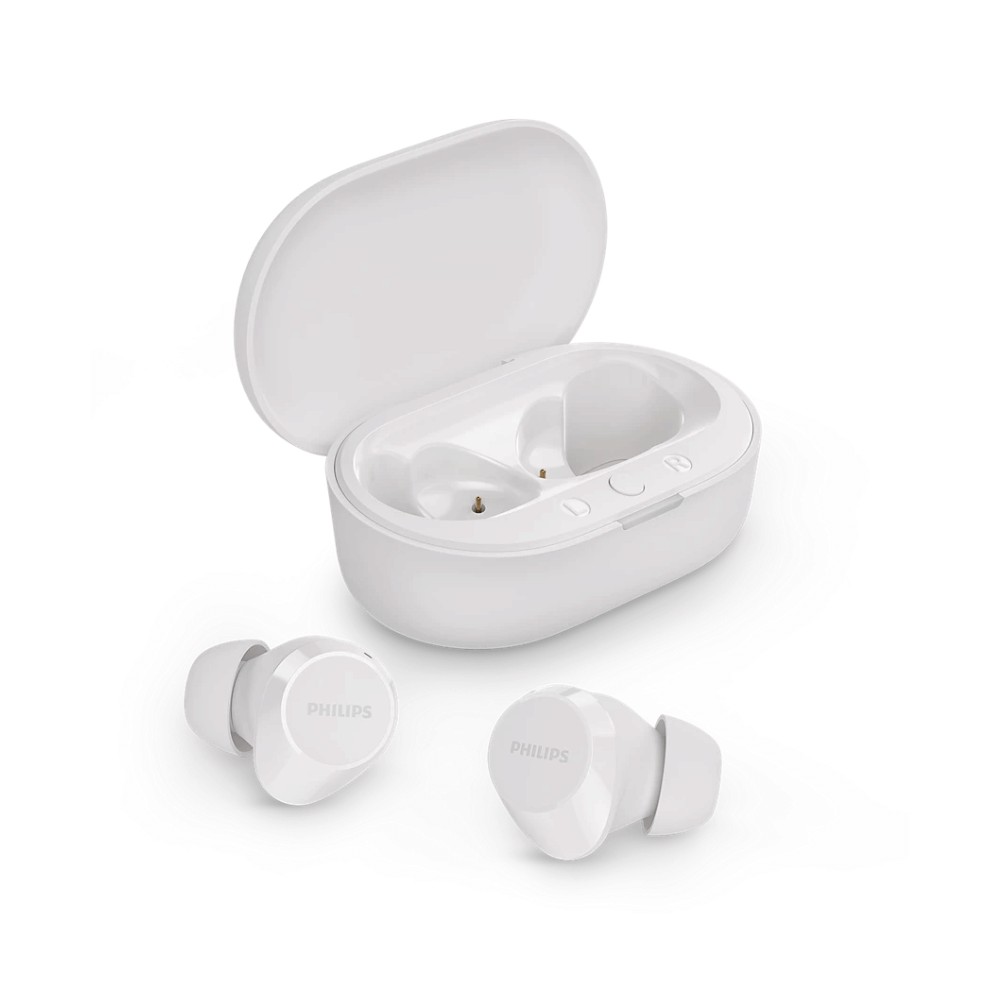 หูฟังไร้สาย PHILIPS TAT1209WT/97 บลูทูธ 5.3 ใช้งาน 18 ชั่วโมง สีขาว (1000S ซีรี่ย์)_0