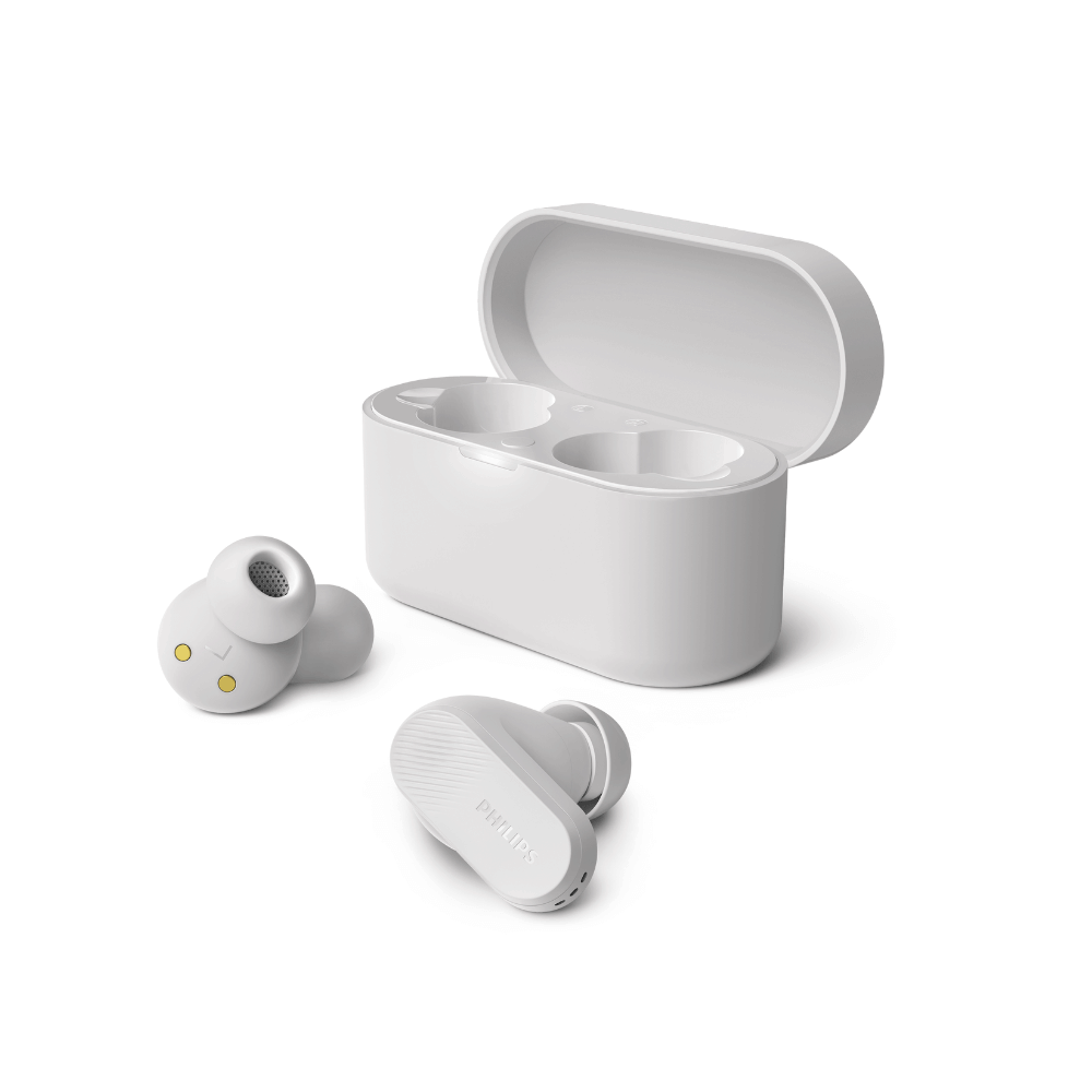 หูฟังไร้สาย PHILIPS TAT3509WT/97 บลูทูธ 5.3 ใช้งาน 24 ชั่วโมง สีขาว (3000S ซีรี่ย์)