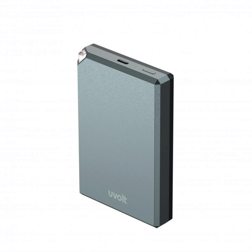 แบตเตอรี่สำรองไร้สาย UVOLT UVP10W-01-GRY (EP-P110) 10,000 MAH สีเทา รองรับชาร์จเร็ว PD20W_0