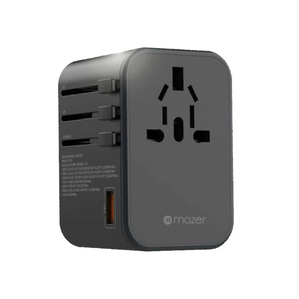 หัวแปลงปลั๊กไฟ MAZER M-IFTRAVEL165PD รองรับชาร์จเร็ว 65 วัตต์_0