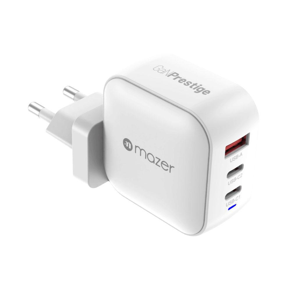 หัวชาร์จ MAZER M-G70W-V5-WH กำลังไฟ 70 วัตต์ สีขาว