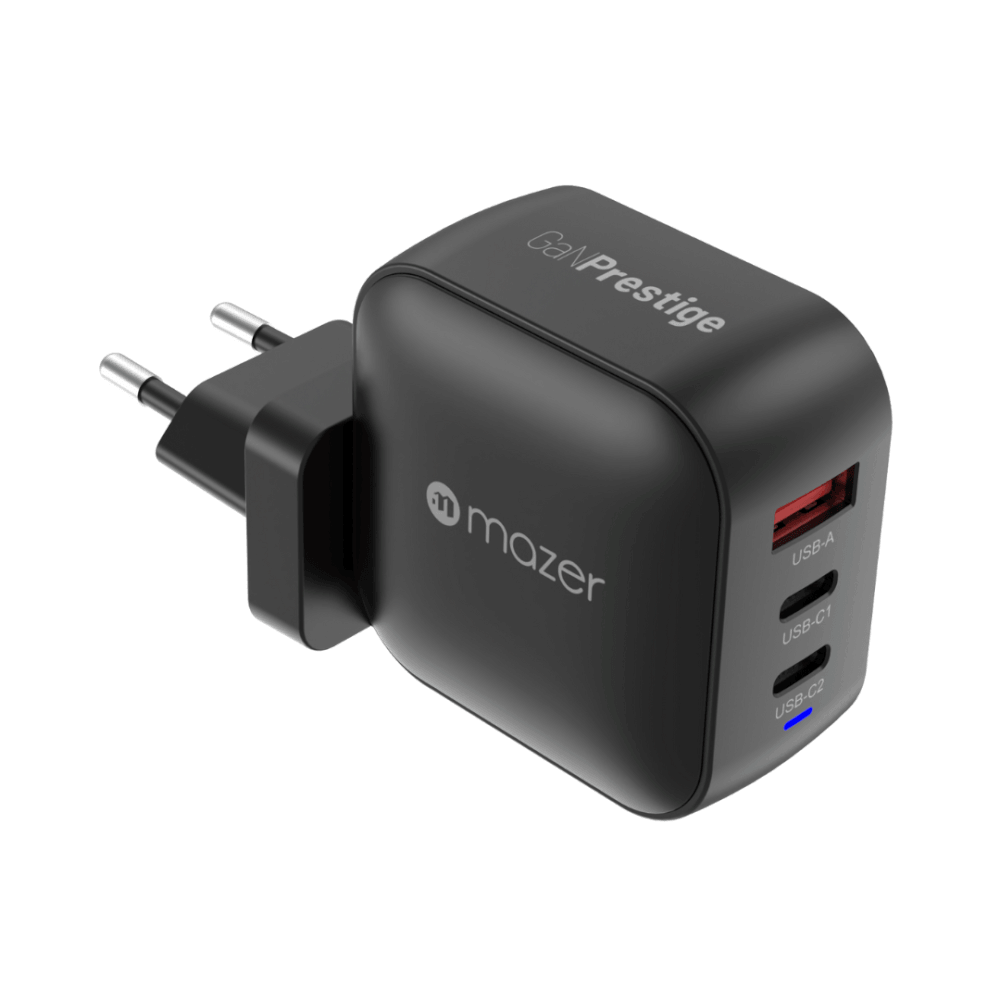หัวชาร์จ MAZER M-G70W-V5-BK กำลังไฟ 70 วัตต์ สีดำ