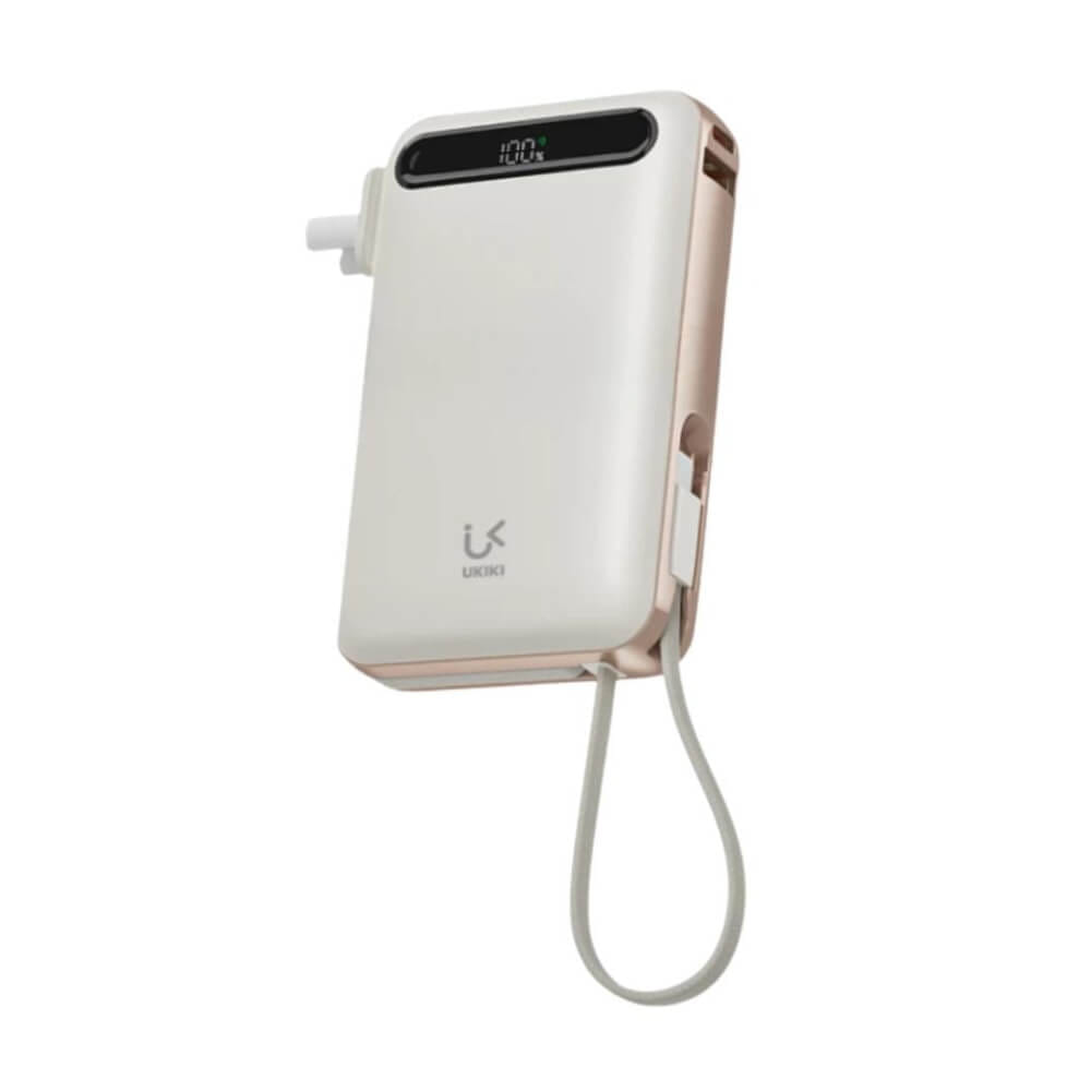 แบตเตอรี่สำรอง UKIKI KP20AC-01-CRM PWB 20KMAH + C CABLE + AC สีครีม_0