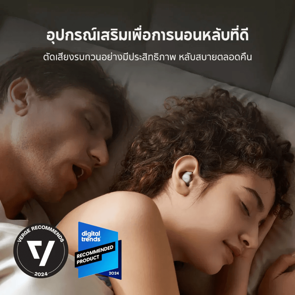 หูฟังไร้สาย Soundcore A6611Z21 A20 Sleep 14/80 ชม. สีขาว