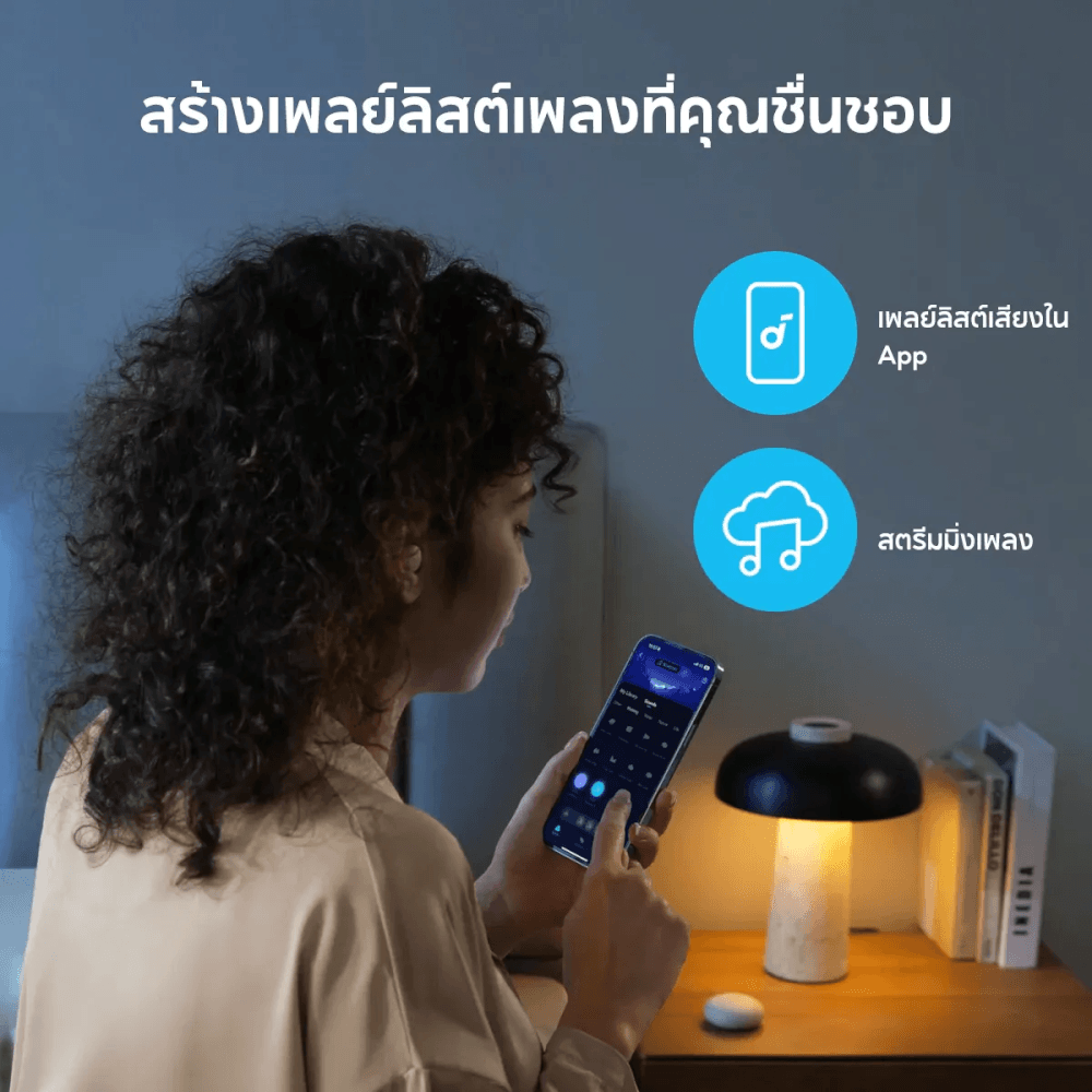 หูฟังไร้สาย Soundcore A6611Z21 A20 Sleep 14/80 ชม. สีขาว