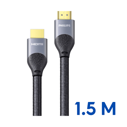 สายเคเบิล HDMI PHILIPS SWV7015/10 คมชัดระดับ ULTRA HD 4K ความยาว 1.5 เมตร_0
