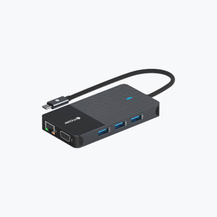 อุปกรณ์เชื่อมต่อ ยูเอสบี-ซี มีเดีย ฮับ MAZER M-UC2MULTI7006-BK HUB MULTI 10 IN 1 PD3.0 100W_0