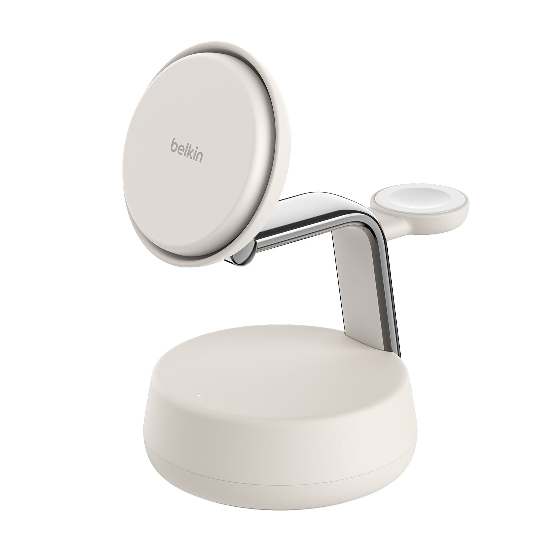 แท่นชาร์จไร้สาย 3-IN-1 BELKIN WIZ040 ULTRACHARGE PRO QI2 (25 วัตต์) สีแซนด์_0