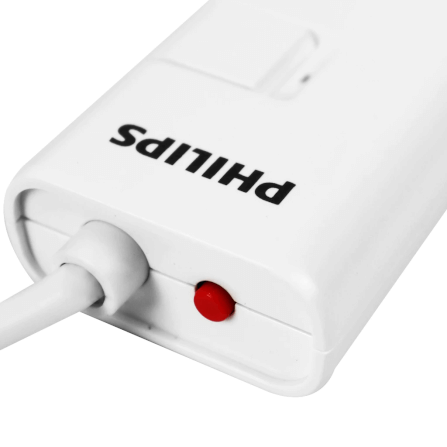 ปลั๊กไฟ PHILIPS รุ่น CHP2444WB/67 รางปลั๊ก 4 ช่อง 10A 2300W 1 สวิตช์ควบคุม ยาว 3 เมตร_1