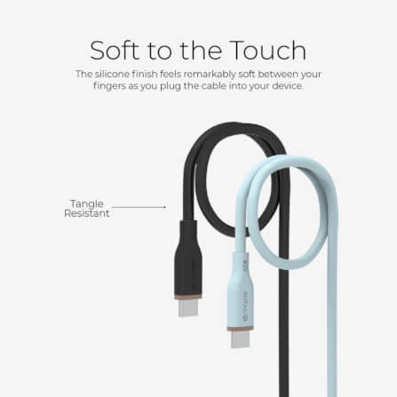 สายชาร์จ USB-C TO USB-C MAZER M-FLEX-C2240-BL 240 วัตต์ ยาว 2 เมตร สีฟ้า_1