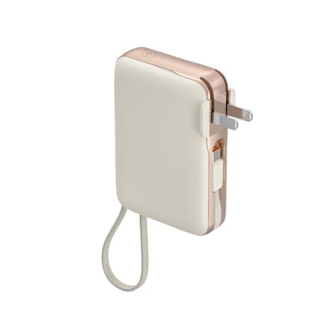 แบตเตอรี่สำรอง UVOLT UVP10AC-01-CRM(3C) (EP-I109) 4IN1 10,000 MAH สีครีม (จอแสดงผลดิจิตอลLED) ได้รับรอง 3C_2