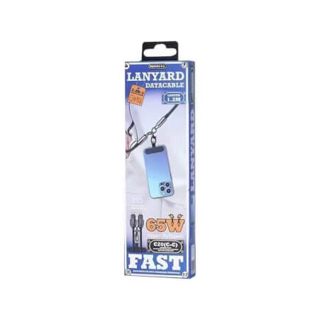 สายชาร์จ USB-C to USB-C REMAX C20-BLK 2in1 65W ยาว 1.2 เมตร สีดำ_2