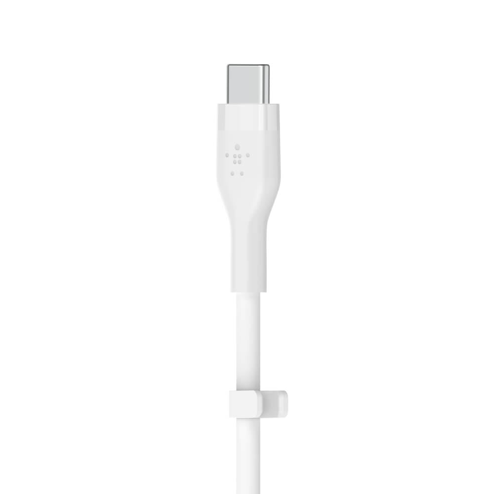 สายชาร์จ  BELKIN รุ่น CAB009BT1MWH USB-C TO USB-C สายซิลิโคนเกรดพิเศษ สีขาว_2