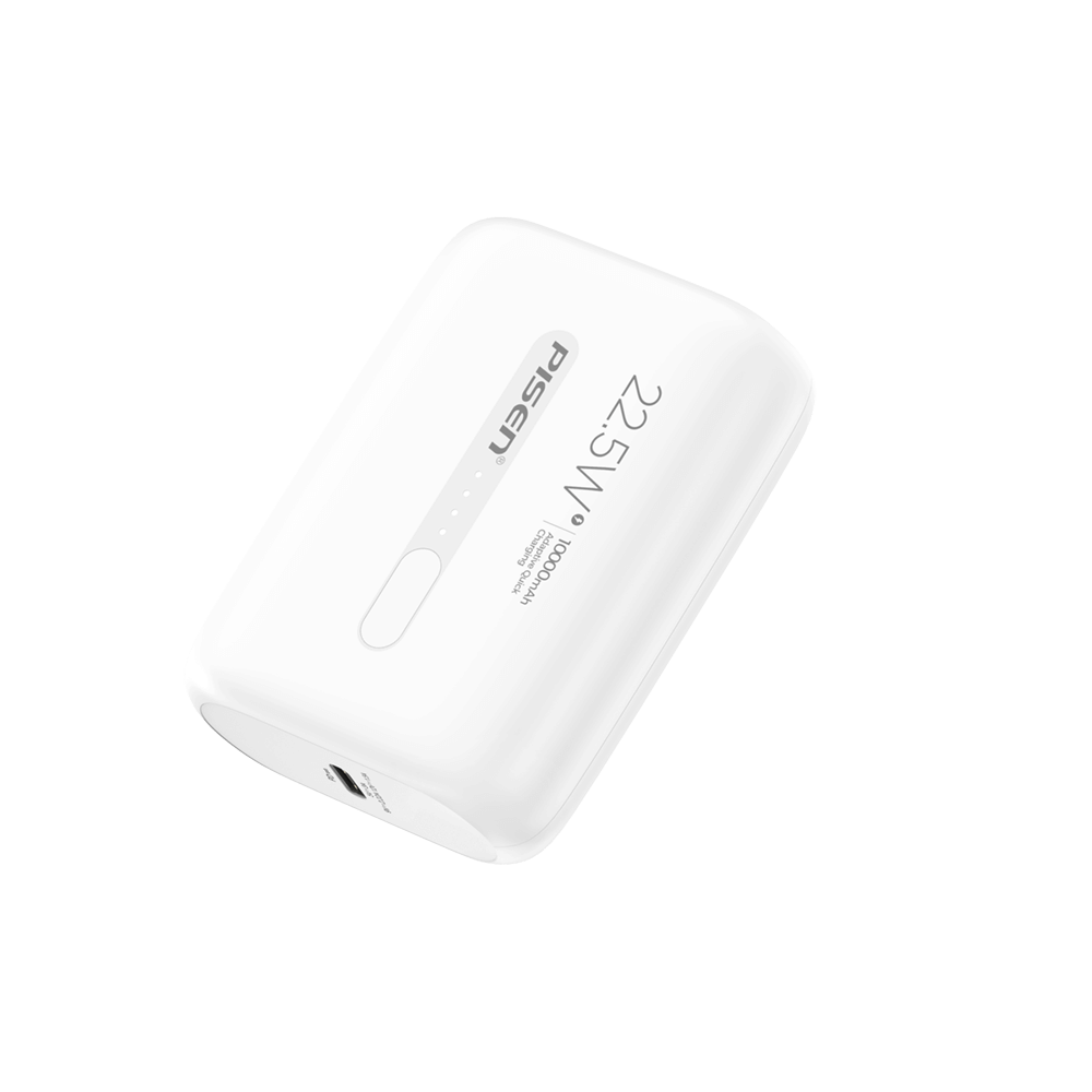 แบตเตอรี่สำรอง PISEN TS-D330-WHT 10,000MAH POWER TINY 22.5W สีขาว