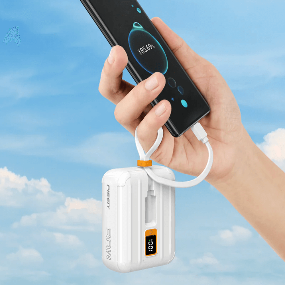 แบตเตอรี่สำรอง PISEN TS-D364-PUR 10,000MAH POWER TINY 30W สีม่วง_3