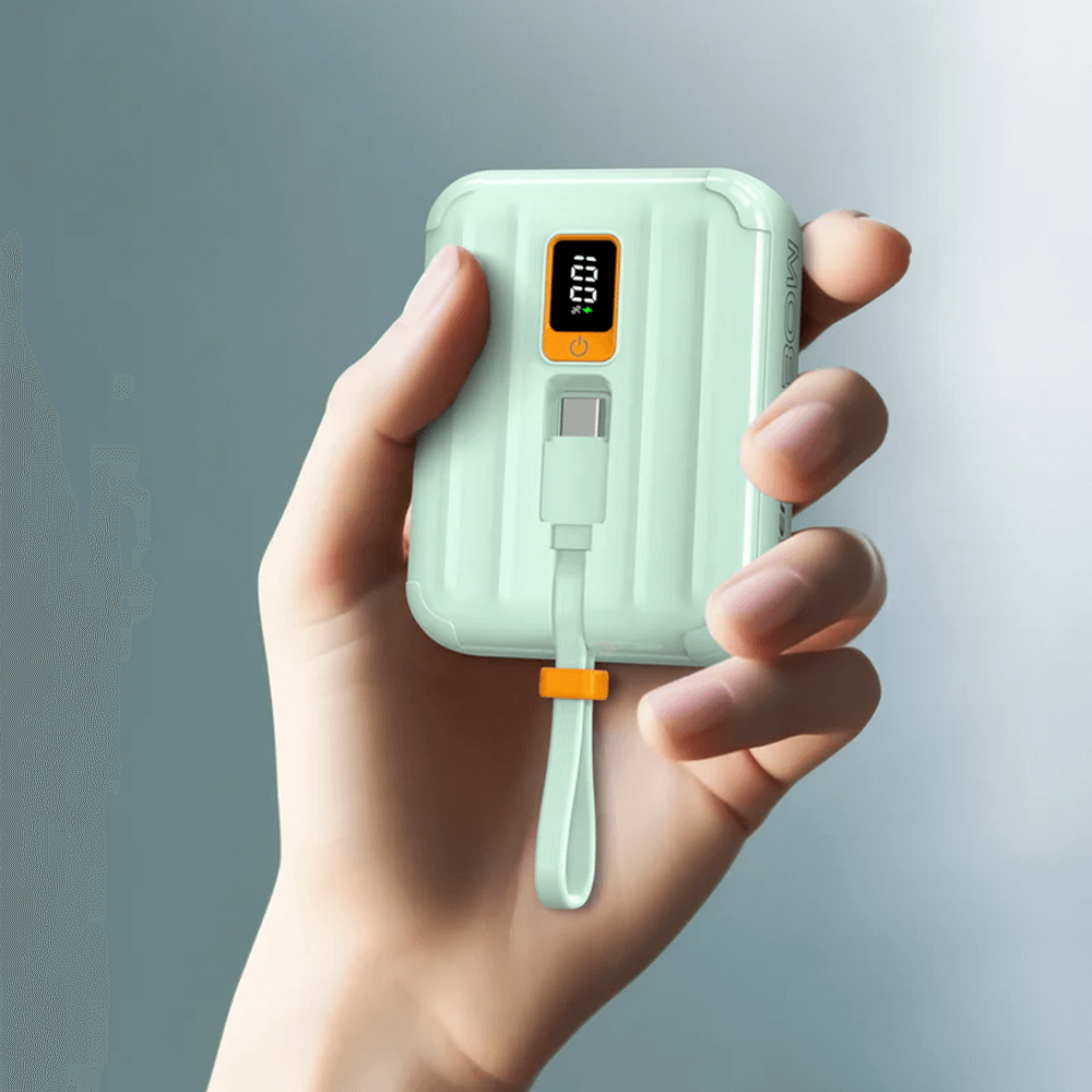 แบตเตอรี่สำรอง PISEN TS-D364-PUR 10,000MAH POWER TINY 30W สีม่วง_2