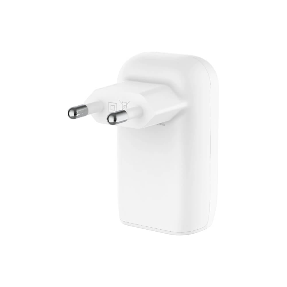 หัวชาร์จขากลม BELKIN รุ่น WCC002THWH ชาร์จเร็ว USB-C PD (3 พอร์ต)_2