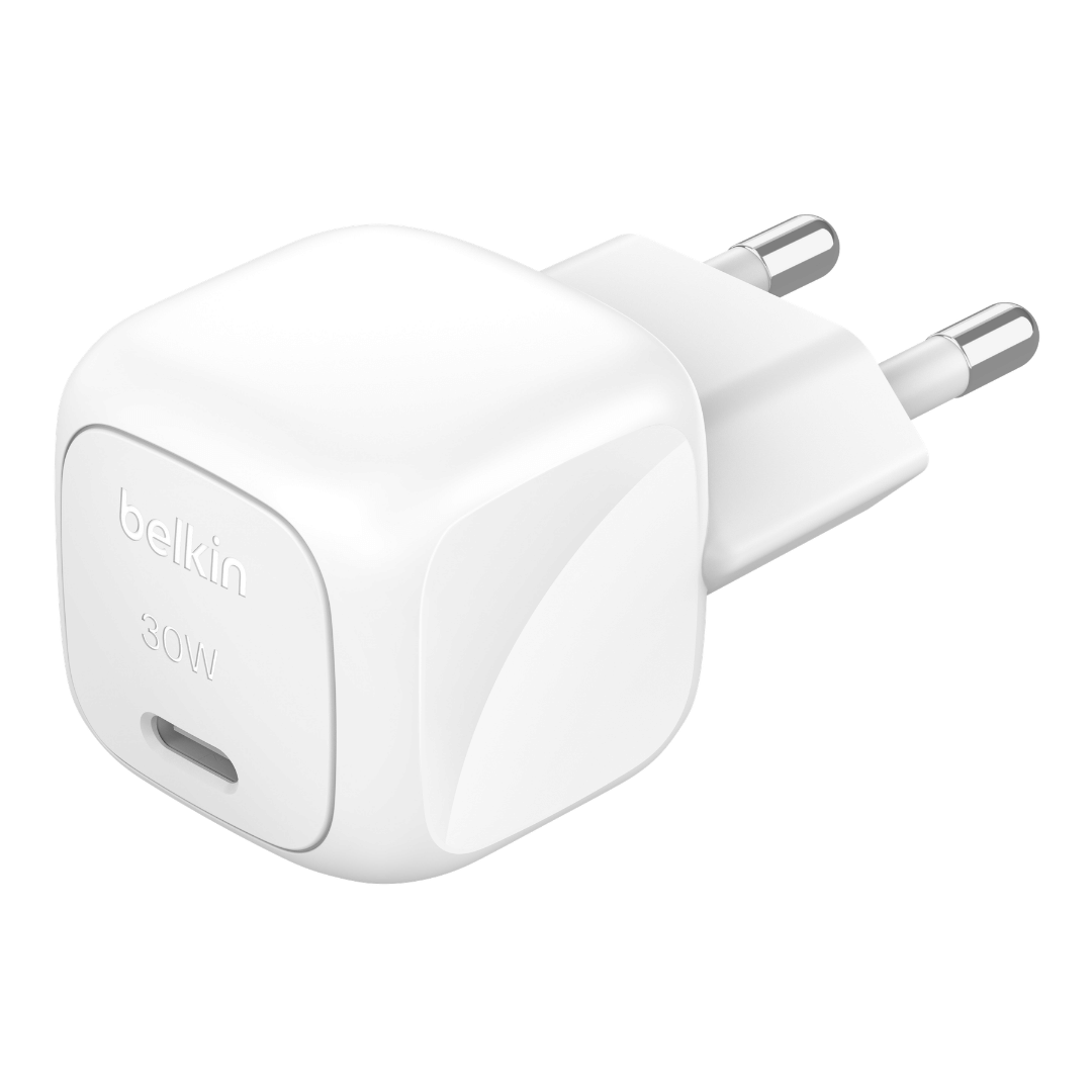 หัวชาร์จ BELKIN WCA008 พอร์ต USB-C กำลังไฟ 30W สีขาว_0