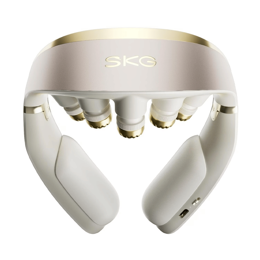 เครื่องนวดคอไฟฟ้า SKG G7 PRO FOLD พับได้ ประคบร้อน นวดลึก 9 จุด_0