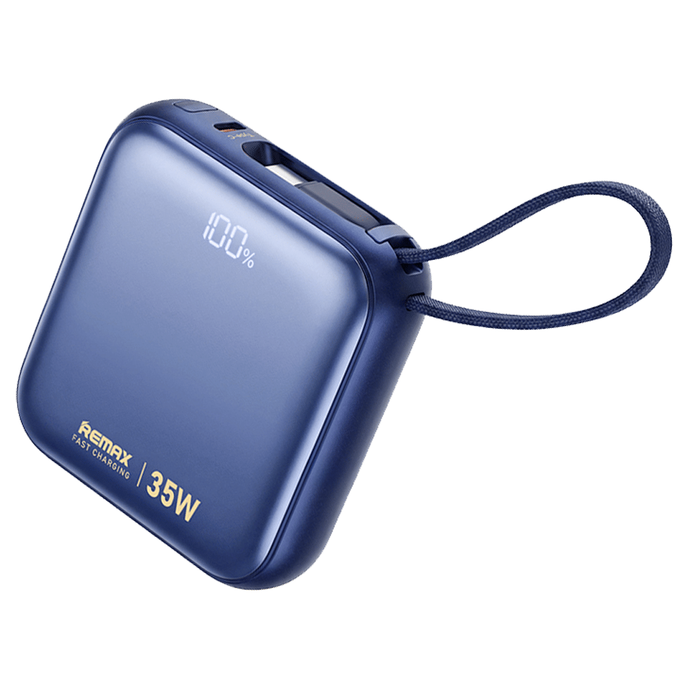 แบตเตอรี่สำรอง REMAX AS-181-35W 10000MAH สีน้ำเงิน_0