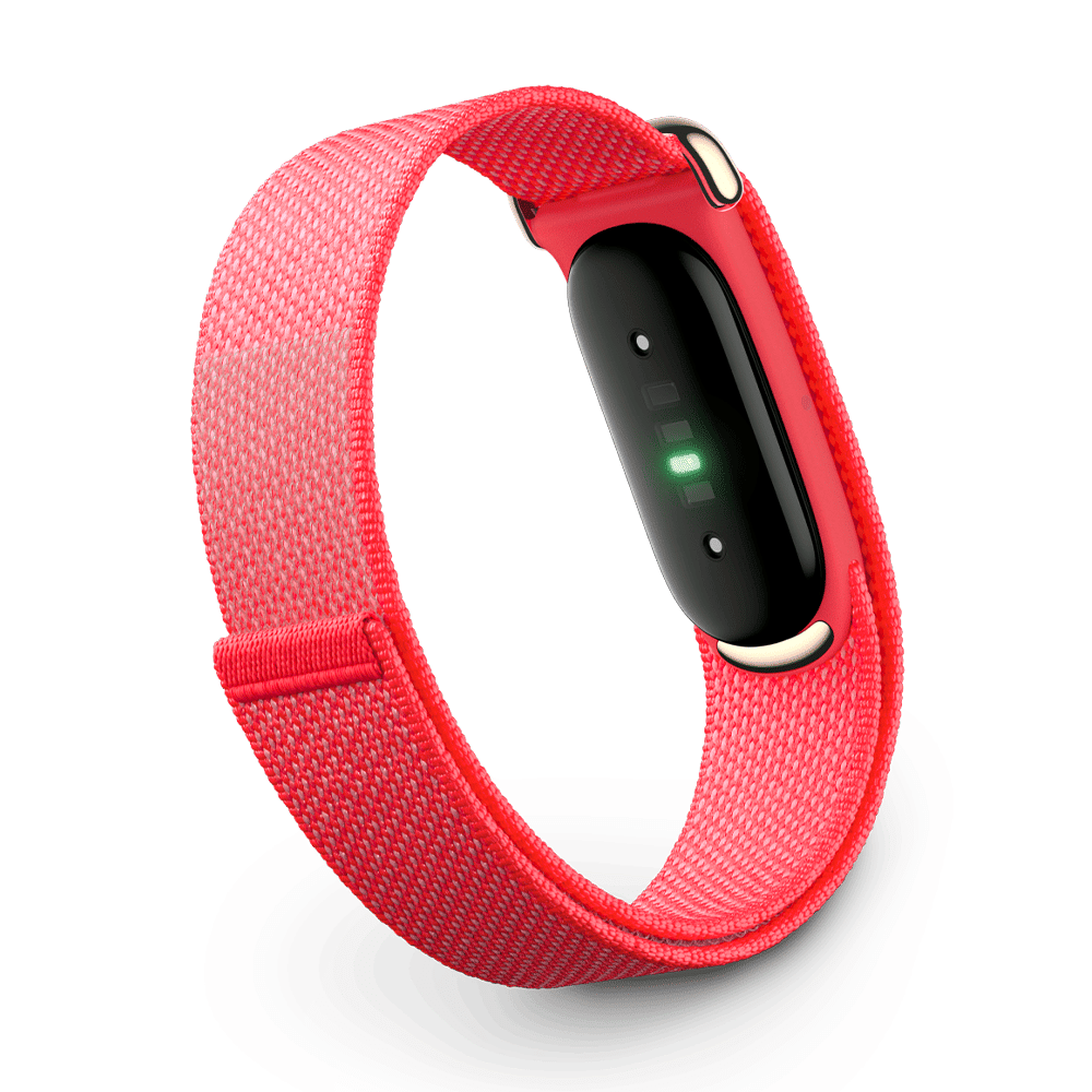 สายรัดข้อมือสุขภาพ GOOGLE FITBIT AIR สีเบอร์รี่_1