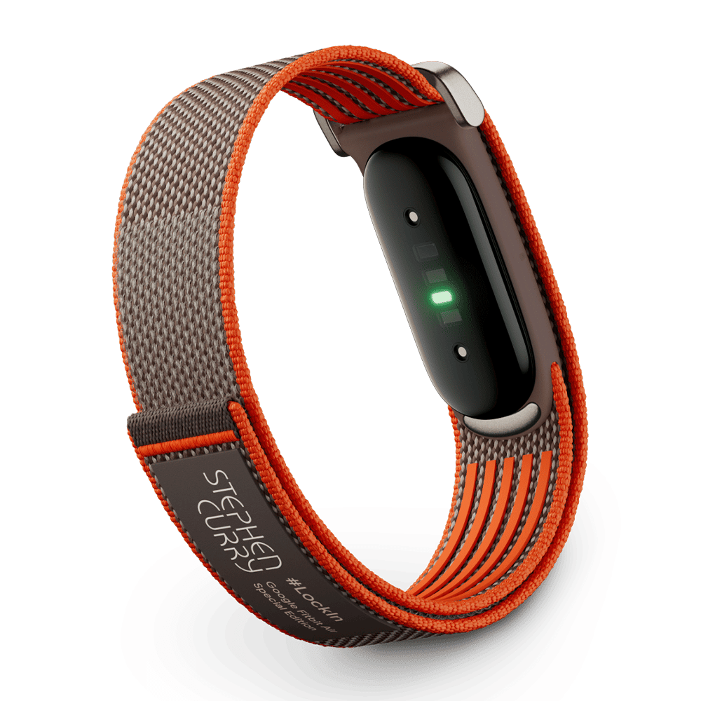 สายรัดข้อมือสุขภาพ GOOGLE FITBIT AIR สีน้ำตาล_1