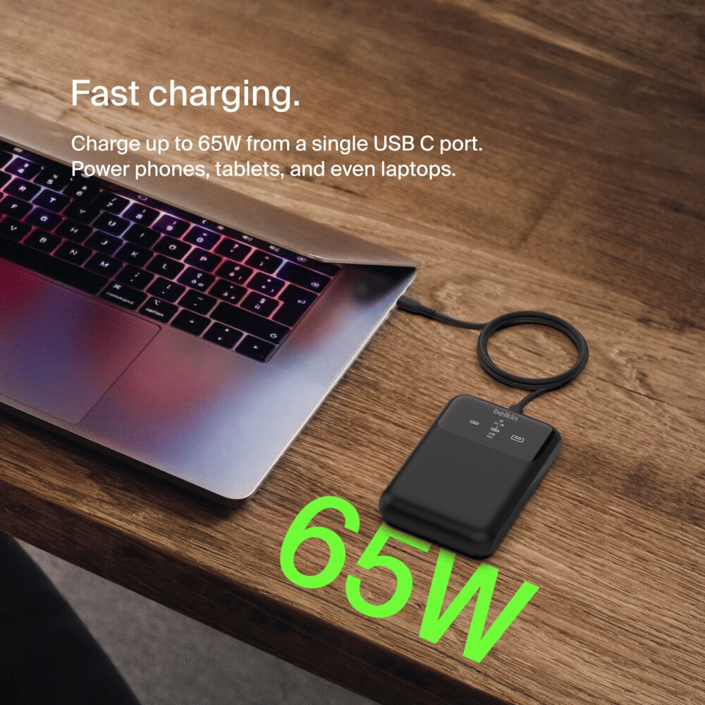 แบตเตอรี่สำรอง BELKIN BPB020 20,000MAH สีดำ_3