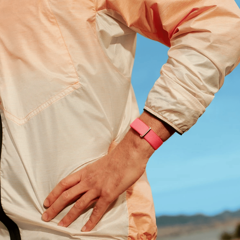 สายรัดข้อมือสุขภาพ GOOGLE FITBIT AIR สีเบอร์รี่_3