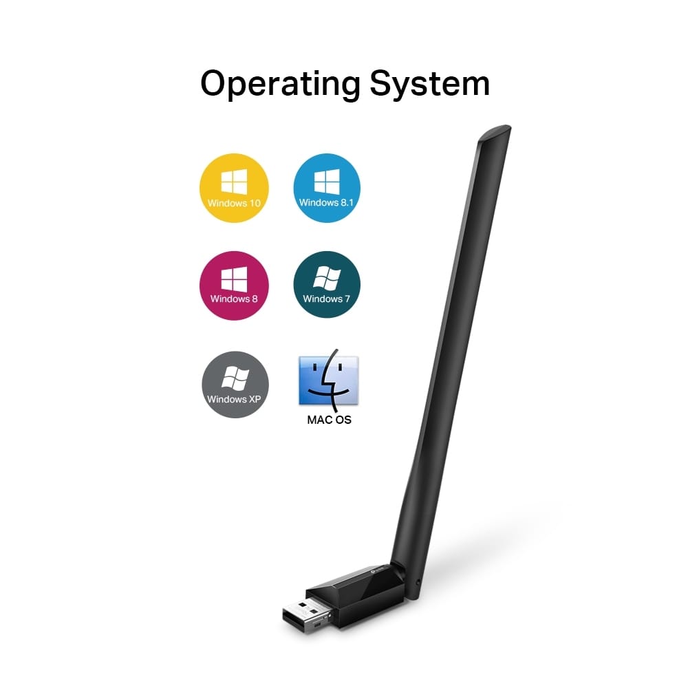 ตัวรับสัญญาณไร้สาย USB TP-LINK ARCHER T2U PLUS ความเร็ว AC600 เสาสัญญาณกำลังส่งสูง แบบ DUAL BAND_3