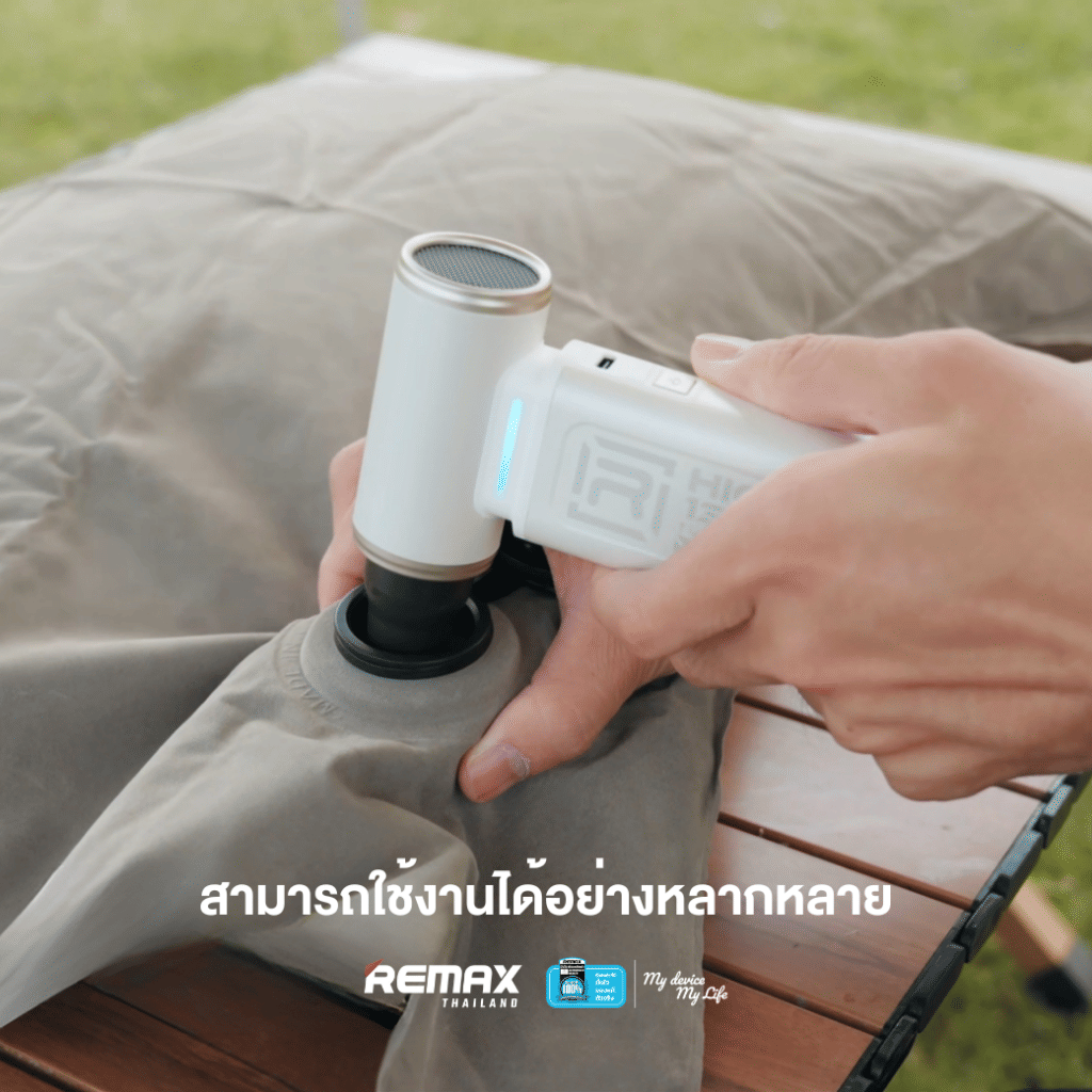 พัดลมพกพา REMAX RS-SF19 ปรับแรงลมได้ 100 ระดับ ชาร์จ TYPE-C สีขาว_5