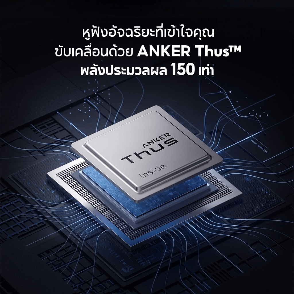 หูฟังไร้สาย SOUNDCORE LIBERTY 5 PRO (D1203) รองรับแปลภาษา AI ชิปตัดเสียง ANC 4.0 สีดำ_5