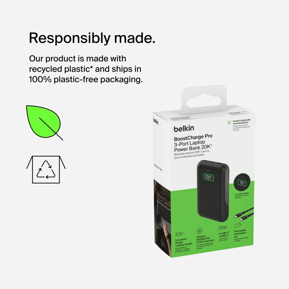 แบตเตอรี่สำรอง BELKIN BPB020 20,000MAH สีดำ_6