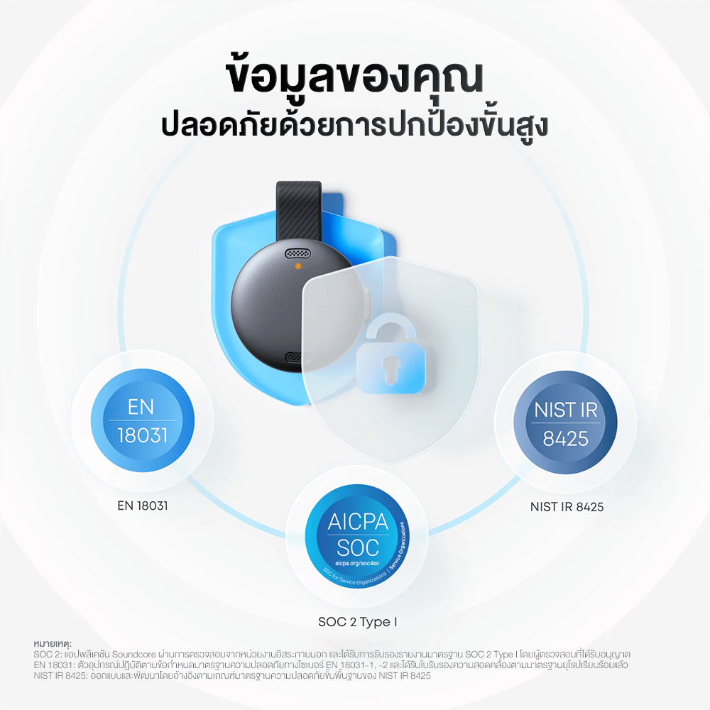 เครื่องบันทึกเสียง SOUNDCORE WORK (D3200) ระบบ AI ถอดความและสรุปการประชุม แบบพกพา สีดำ_6