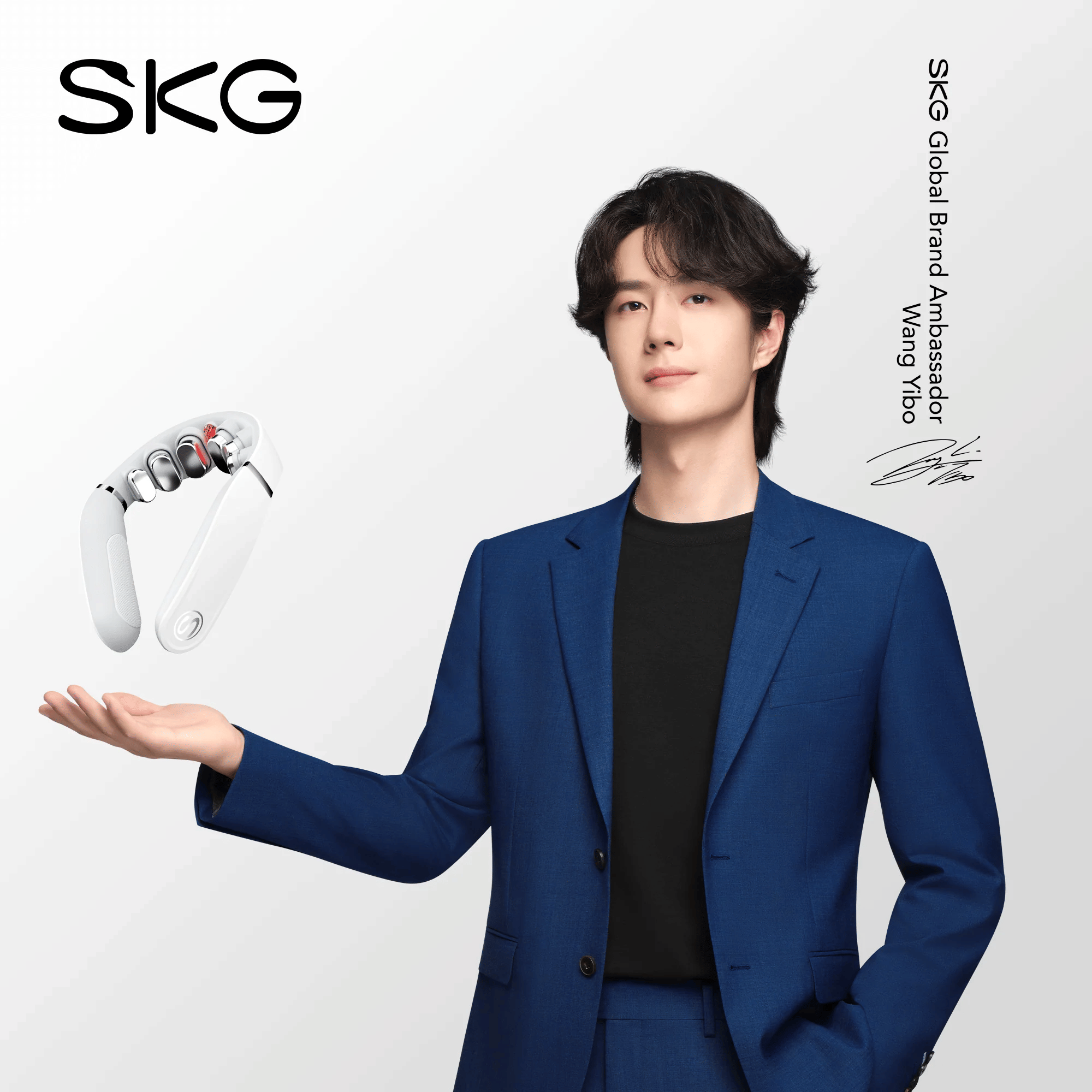เครื่องนวดคอไฟฟ้าอัจฉริยะ SKG GS500-N ประคบร้อน 3 ระดับ_10