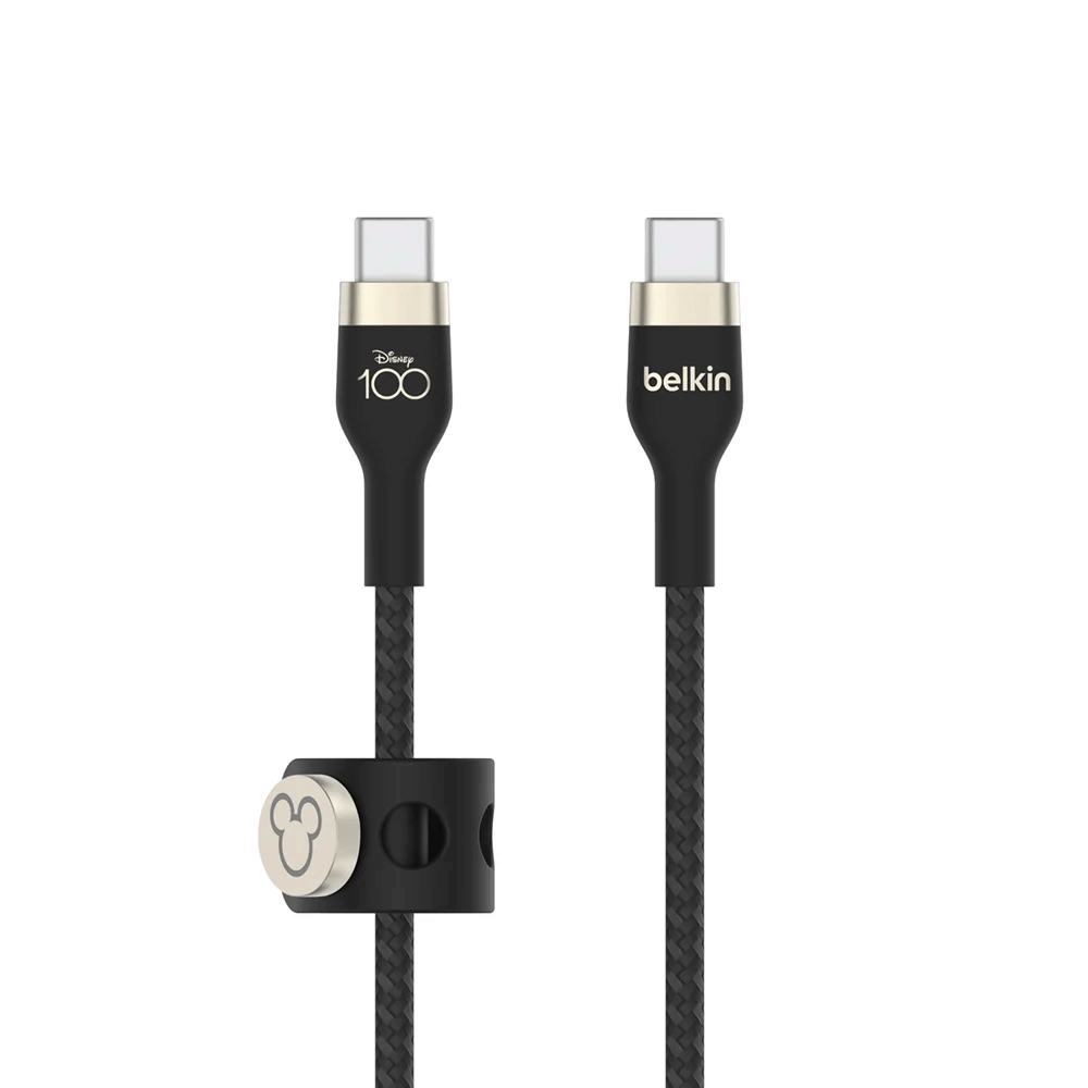 สายชาร์จ BELKIN รุ่น CAB011QC2MBK-DY USB-C TO USB-C ลายดิสนีย์ ยาว  2 เมตร  สีดำ _0